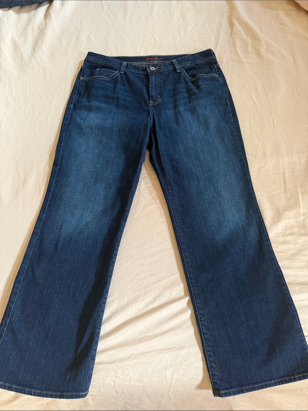 Eddie Bauer Dark Blue Flare Jeans